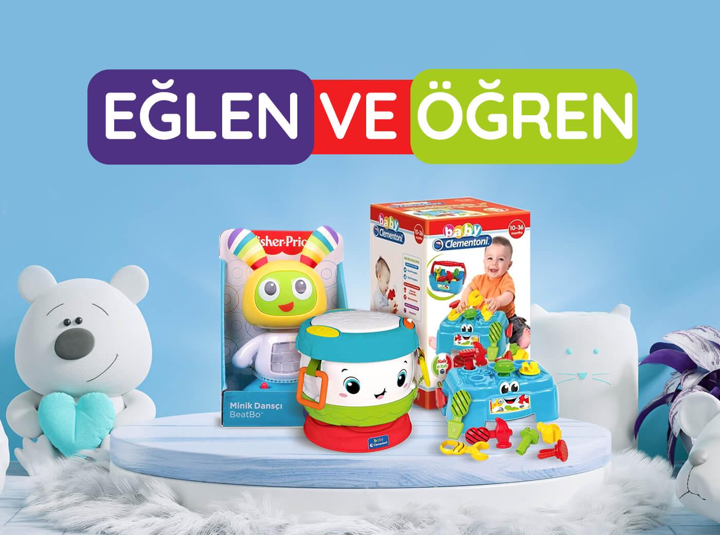 Reklam Eğitici Oyuncaklarda İndirimler!