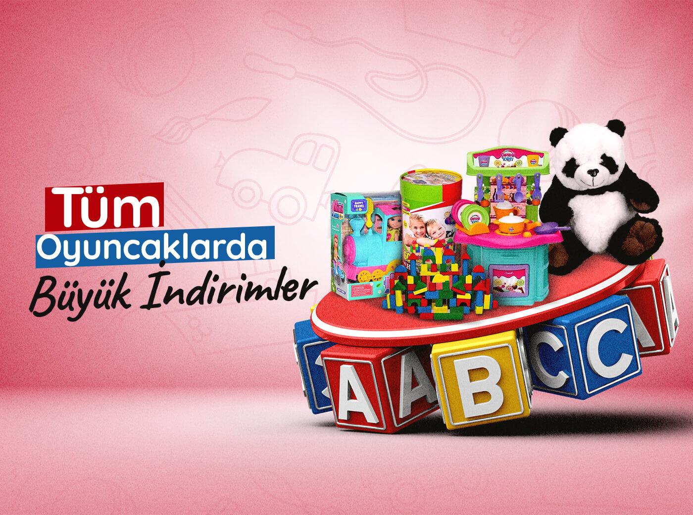 Tüm Oyuncaklarda Büyük İndirimler!