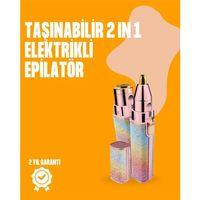 Mini Usb Şarjlı Elektrikli Epilatör – Kaş Ve Yüz Tüy Temizliği İçin 2'si 1 Arada