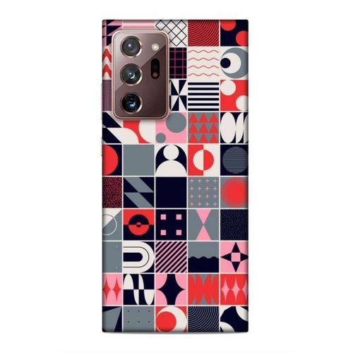 Samsung Galaxy Note 20 Ultra Uyumlu Kılıf Insomnia (26) Tpu Silikon Kılıf Kırmızı Krem
