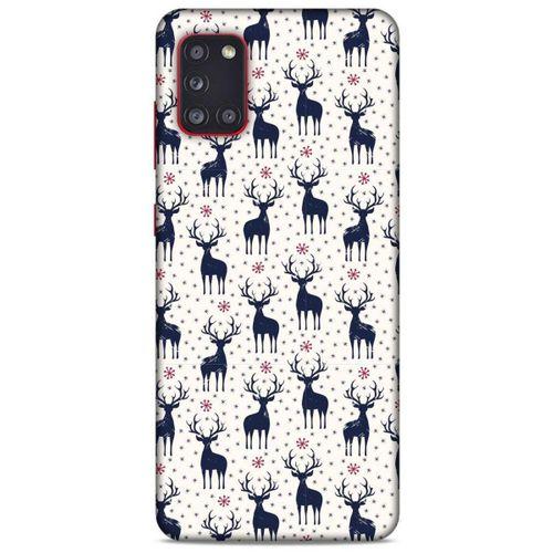 Animax Geyikler ve Kış Samsung Galaxy A31 Kılıf Desenli Silikon