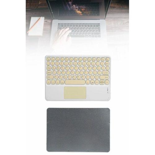 Touchpad Tüm Cihazlara Uyumlu Bluetooth Klavye Touchpad Slim Kablosuz Wifi Q Klavye