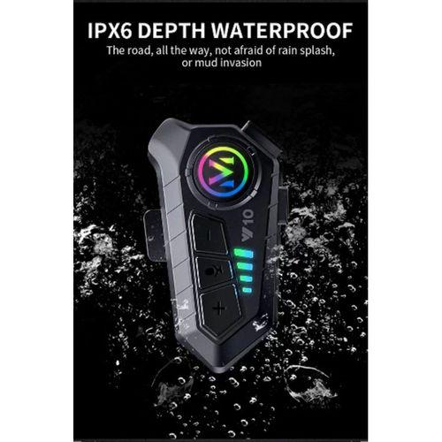 Y10 Kask Kulaklık Bluetooth Motosiklet Kulaklık 5,3 Bluetooth Intercom Motorsiklet Kulaklık