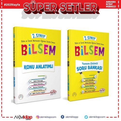 Editör Yayınları 2.Sınıf Bilsem Konu ve Soru Bankası Seti 2 Kitap