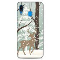 Samsung Galaxy A30 Kılıf Snowix (22) Tam Koruma Kılıfı Açık Kahve