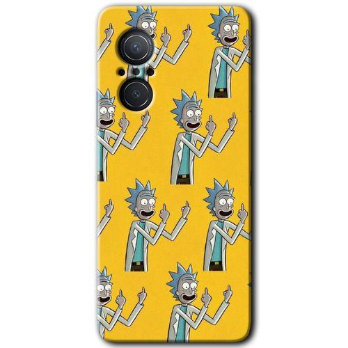 Potkal Hediye Fabrikası Huawei Nova 9 SE Kılıf HD Desen Baskılı Arka Kapak - Rick Felsefesi