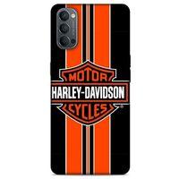 Oppo Reno 4 Uyumlu Kılıf Motorsiklet (36) Glitter Kılıf Harley Davidson
