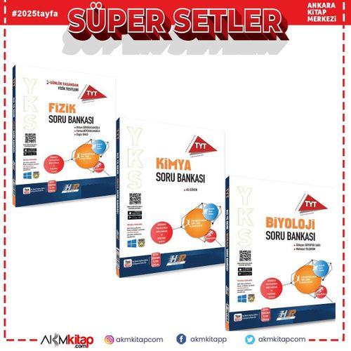 Hız ve Renk TYT Fizik Kimya ile Biyoloji Soru Bankası Seti 3 Kitap