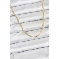 CM 14K Gold Renk Halka Model 60 cm Kadın Kolye