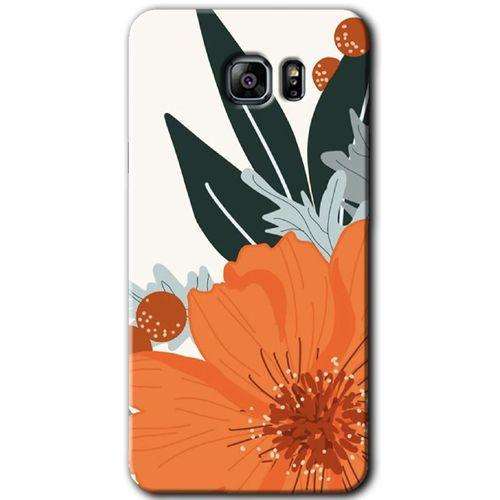 Galaxy Note 5 Kılıf HD Desen Baskılı Arka Kapak - Portakal Çiçeği