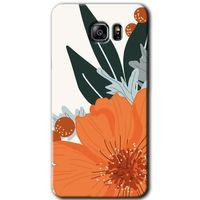 Galaxy Note 5 Kılıf HD Desen Baskılı Arka Kapak - Portakal Çiçeği