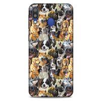 Samsung Galaxy M20 Kılıf Köpek Kıyafetleri (10) Full Koruma Kılıfı Labrador, Kaniş