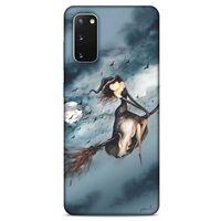Y.Liva-2021 Özel Seri Cadılı Samsung Galaxy S20 Kılıf Silikon Kapak