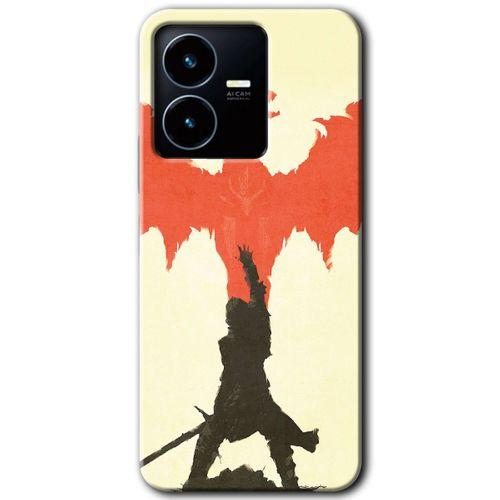 Vivo Y35s Kılıf HD Desen Baskılı Arka Kapak - Dragon Hunter 1