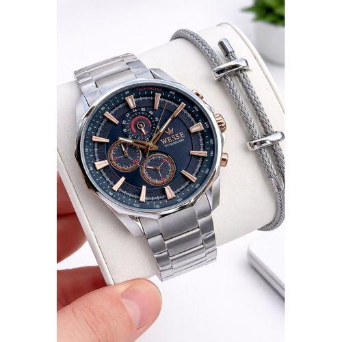 Wesse Titanıum Özel Seri İç Fonksiyonları Aktif 5 Atm Suya Dayanıklı Erkek Kol Saati EW.403606-L