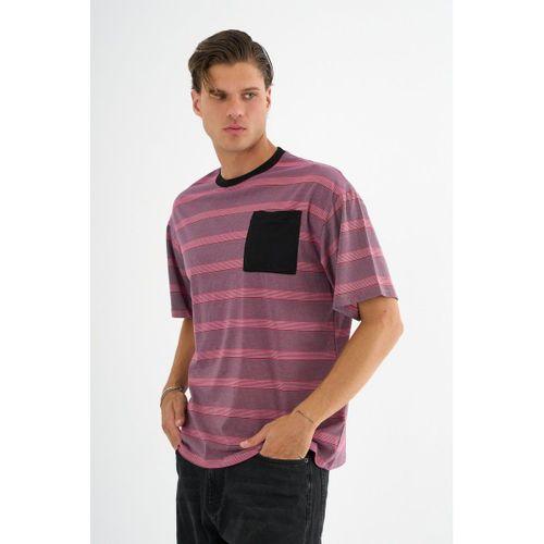 ALEXANDERGARDI Cep Detaylı Çizgili T-shirt