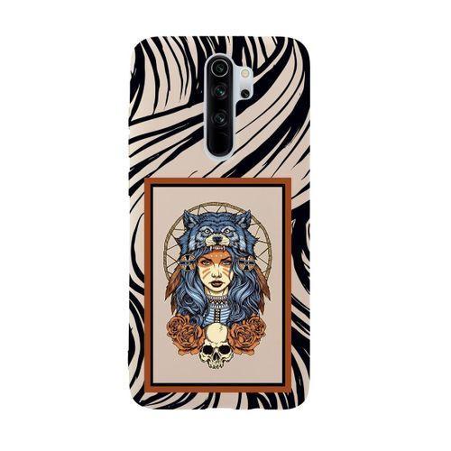 Xiaomi Redmi Note 8 Pro Warrior Woman Premium Silikonlu Telefon Kılıfı