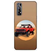 Lopard Huawei P Smart 2021 Uyumlu Kılıf PickUpX (39) Liquid Crystal Kılıf Kırmızı Siyah