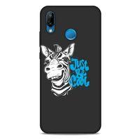 Animax Cool Zebra Huawei P20 Lite Kılıf Desenli Silikon