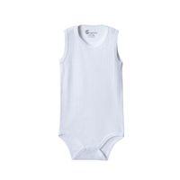 Beyaz Askılı Body Zıbın 7-12 YAŞ Çocuklar İçin (1 ADET) Alttan Çıtçıtlı Özel Gereksinimli-D