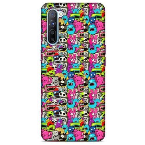 Graffitix (34) Desenli Silikon Kapak Oppo Reno 3 Kılıf
