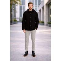 ALEXANDERGARDI KAPÜŞONLU İÇİ ŞARDONLU OVERSİZE CEKET (E22-60700)