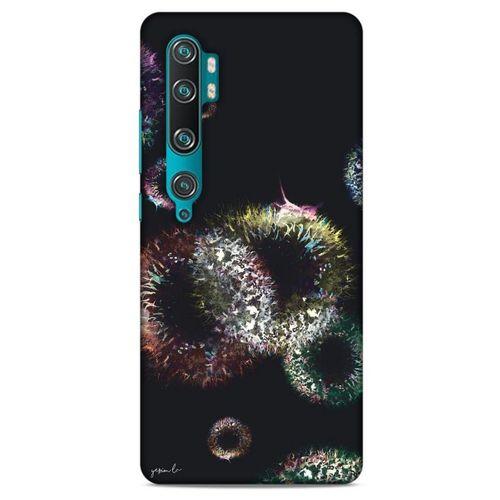 Y.Liva-2021 Özel Seri Siyah Soyut-112 Xiaomi Mi Cc9 Pro Kılıf Silikon Kapak