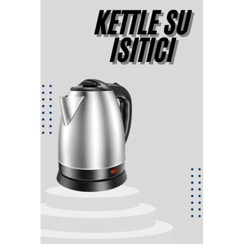 Kettle C F Tipi 220-240v Paslanmaz Çelik Elektrik Kablolu Otomatik Kapanma