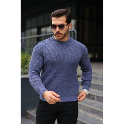 Erkek Bisiklet Yaka Örme Kazak