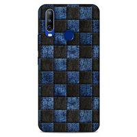 General Mobile GM 10 Kılıf Patchwork (9) Kılıf Siyah Mavi