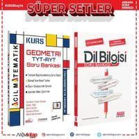 Acil Yayınları TYT AYT Geometri KURS ve AKM Dil Bilgisi Soru Bankası Seti 2 Kitap