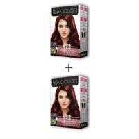2X2 Tüp Krem Saç Boyası Seti Amazon Kızılı No:55.46