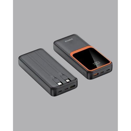 Powerbank 20000 Mah 22.5w Hızlı Şarjlı Ve Kompakt Çoklu Kablo Çıkışlı