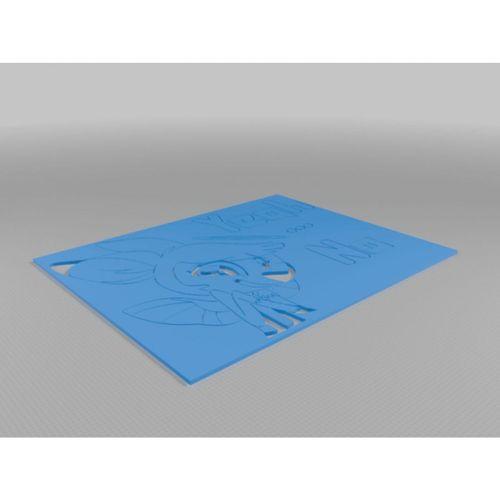 Geyik Şablonu 3D Baskı (Bu ürün Sadece Plastik parçadır - Almadan Önce Soru Sorabilirsiniz)