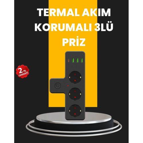 Ev Ve Ofis İçin Akıllı Çoklu Priz 7 Girişli