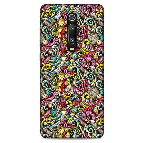 Graffitix (46) Desenli Silikon Kapak Xiaomi Redmi K20 Kılıf