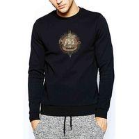 Tyr Vinland Baskılı Siyah Erkek Sweatshirt
