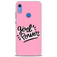 Huawei Y6S Kılıf HD Baskılı Kılıf - Girll Power + Tam Ekran Koruyucu
