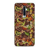Oppo Reno 2Z Kılıf Krokan Cikolata Arka Kapak Silikon Koruma Full Koruyucu