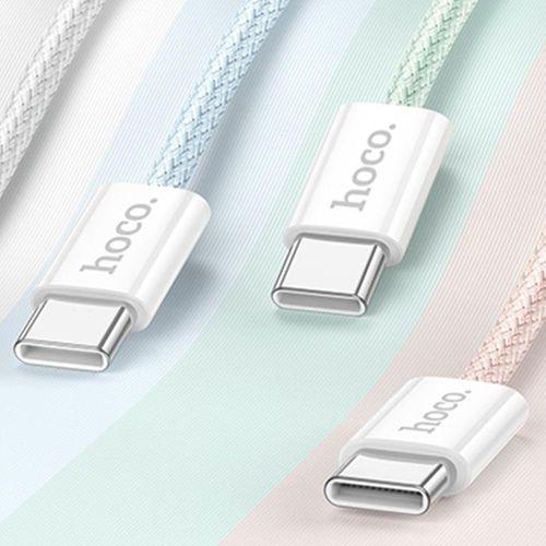 Hoco X104 60W Type-C to Type-C Hızlı Data ve Şarj Kablosu 1m