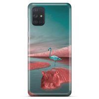 Lopard Samsung Galaxy M51 Uyumlu Kılıf Manipülasyon ☻ (21) Koruyucu Kapak Baskılı