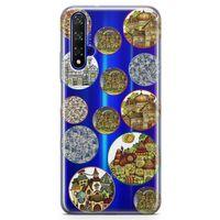Honor View 20 Kılıf Ev Dekorasyonları Arka Kapak Koruma Desenli Full Koruyucu