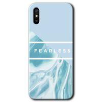 Xiaomi Redmi 9A Kılıf Kapak - Fearless +Hayalet Ekran Yandan Gözükmez