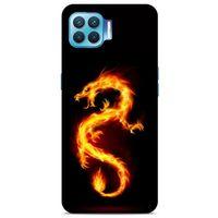 Oppo Reno 4 Lite Kılıf Dragons (26) Tpu Silikon Kılıf Tatoo Ateş Ejderhası