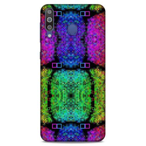 Lopard Samsung Galaxy M30 Uyumlu Kılıf PiXel (17) Tasarım Kılıf Piksel Blok