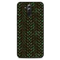 Huawei Mate 20 Lite Kılıf Dragons (3) Kapak Ejderha Cilt Yeşil