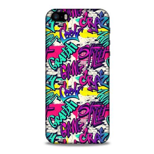 Graffitix (29) Desenli Silikon Kapak Apple Iphone 5S Kılıf