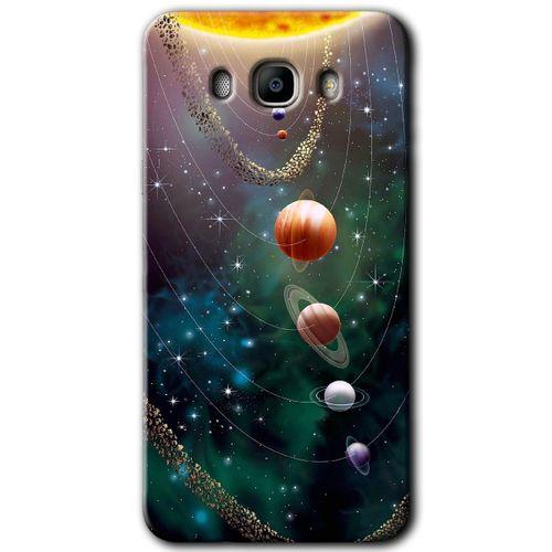 Potkal Hediye Fabrikası Samsung Galaxy J7 2016 Kılıf HD Desen Baskılı Arka Kapak - Cosmos