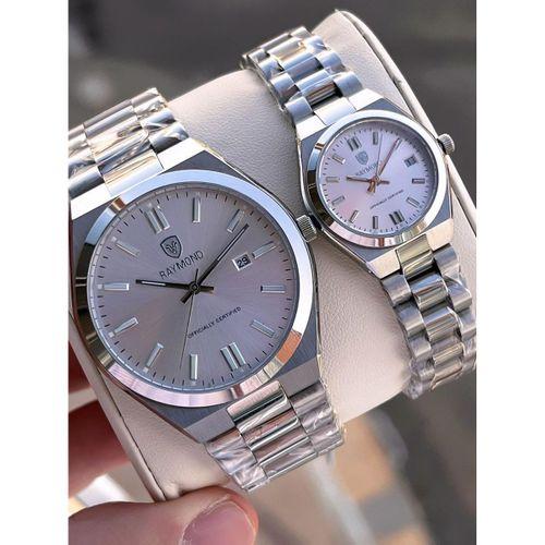 Raymond Ciflere Özel Sevgili Kombini 2 Yıl Garantili 5 Atm Suya Dayanklı Çift Saati CFT.06