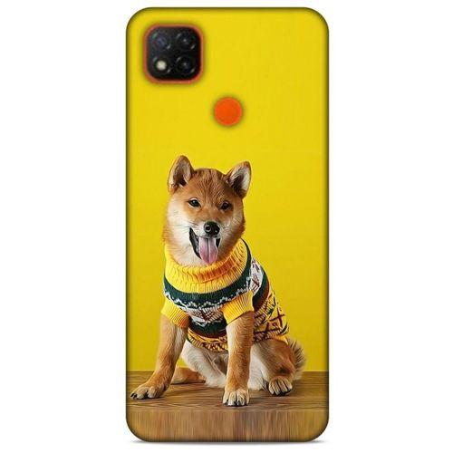 Xiaomi Redmi 9C Kılıf Köpek Kıyafetleri (24) Darbe Emici Kılıf Shiba Inu Kazak